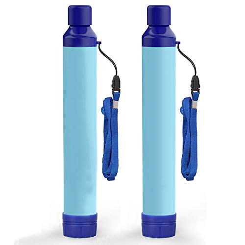 Kerrogee Portable Water Filter Straw,396 Gallon Filtration Capacity,0.01 Micron Filtration Accuracy Survival Water Filter,Easy Carry for Camping,Backpacking